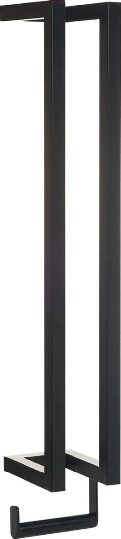 Homestic© - WC Rolhouder Zwart - Balto Industrieel Toiletrolhouder Zonder Boren - Robuuste Toiletrolhouder Met Opslag Voor WC Papier - 70x12x10 CM - Roestvrij Staal - Wit