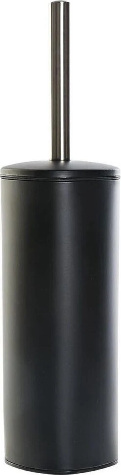 Toiletborstel Zwart Met Houder Van Kunststof 38 Cm - Wc-borstels