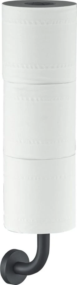 SODEAL Luxe Reserverolhouder Zwart - Reserverolhouder Hangend - Toiletrolhouder Zwart - Wc Rolhouder Zwart -Thuis Badkamer 327x1200