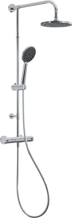 4bathroomz® Regendouche Chroom Met Thermostaatkraan - 20cm Douchekop -Thuis Badkamer 399x1200