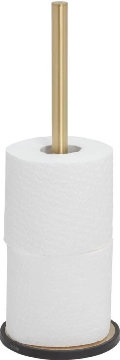 Tiger Tune - Reserverolhouder Vrijstaand - Messing Geborsteld / Zwart 16 Tiger Tune - Reserverolhouder Vrijstaand - Messing Geborsteld / Zwart -Thuis Badkamer 401x1200