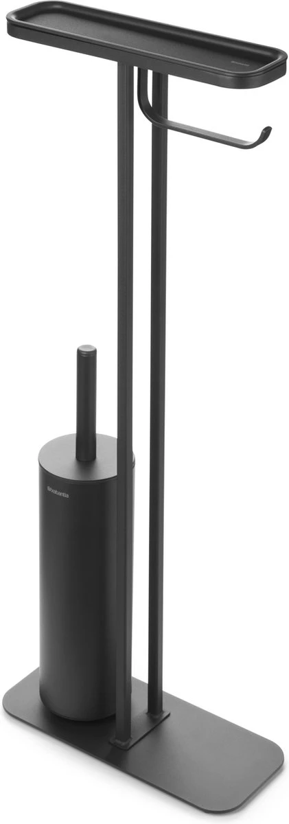 Brabantia MindSet Toiletbutler - Mineral Infinite Grey 4 Brabantia MindSet Toiletbutler - Mineral Infinite Grey - Afbeelding 2