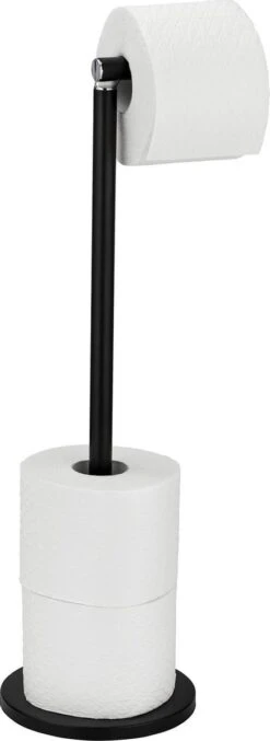 WENKO Toiletrolhouder 2-in-1 Zwart - Reserverolhouder - WC Rolhouder 15 WENKO Toiletrolhouder 2-in-1 Zwart - Reserverolhouder - WC Rolhouder -Thuis Badkamer 438x1200 2