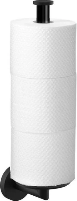 Wc Rolhouder Reserverolhouder Toiletrolhouder Voor 3 Rollen Zwart - Badkamer Accessoires - Hangend -Thuis Badkamer 462x1200 1