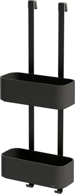 Tiger 2-Store - Ophangbaar Doucherek 25 Cm - Zwart -Thuis Badkamer 464x1200 1