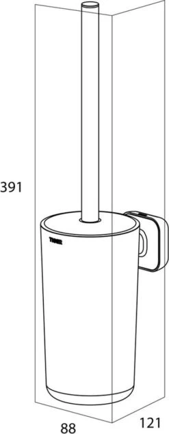 Tiger Carv - Toiletborstel Met Houder - Zwart -Thuis Badkamer 469x1200 2