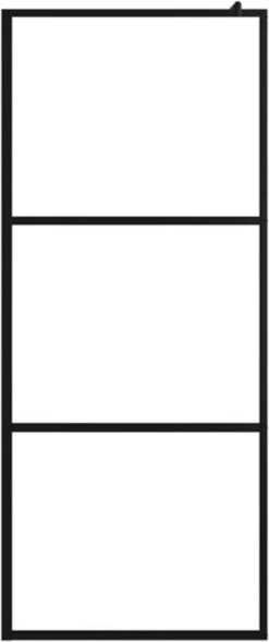 VidaXL Inloopdouchewand Transparant 90x195 Cm ESG-glas Zwart 16 VidaXL Inloopdouchewand Transparant 90x195 Cm ESG-glas Zwart -Thuis Badkamer 503x1200