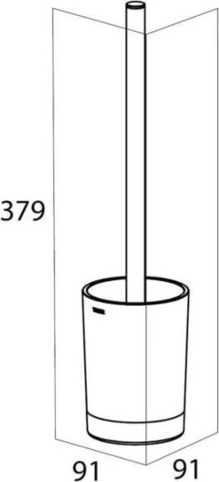 Tiger Tune - Toiletborstel Met Houder Vrijstaand - Zwart Metaal Geborsteld / Zwart -Thuis Badkamer 547x1200 1