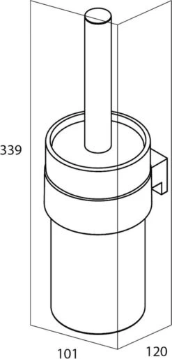 Tiger Bold - Toiletborstel Met Houder - Zwart 16 Tiger Bold - Toiletborstel Met Houder - Zwart -Thuis Badkamer 577x1200 2