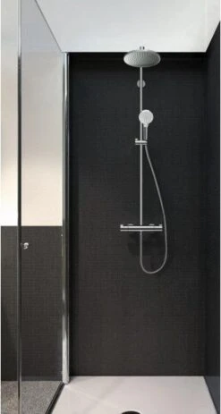 Hansgrohe Crometta S 240 Showerpipe - 1jet - Incl. Thermostaat - Chroom -Thuis Badkamer 640x1200