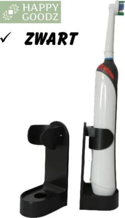 Kwalitatieve Elektrische Tandenborstelhouders ZWART 1 Stuk - Zonder Boren - Geschikt Voor Oral B Toothbrush - Zelfklevend Hangende Houder Voor Elektrische Tandenborstels - Tandenborstelhouder- Standaard - Accessoire -Thuis Badkamer 691x1200