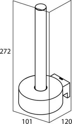 Tiger Bold - Reserverolhouder - Zwart -Thuis Badkamer 697x1200 1