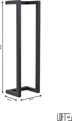 LOFT42 Wandhanddoekenrek Small - Zwart - Metaal - 67x20x15 10 LOFT42 Wandhanddoekenrek Small - Zwart - Metaal - 67x20x15 -Thuis Badkamer 717x1200