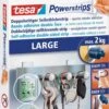 Tesa Powerstrips - Zelfklevende Strip - Dubbelzijdig - Large - 10 Stuks - Transparant