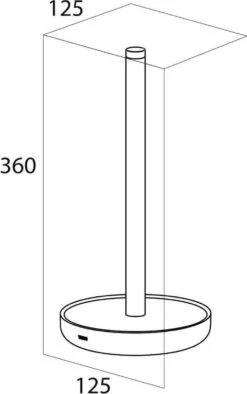Tiger Urban - Reserverolhouder Vrijstaand - Zwart -Thuis Badkamer 752x1200 3