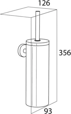 Tiger Boston Toiletborstel Met Houder - RVS Geborsteld -Thuis Badkamer 755x1200 3
