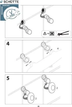 SCHÜTTE London Thermostatische Douchekraan - Hartafstand 150 Mm - Zwart Mat -Thuis Badkamer 805x1200