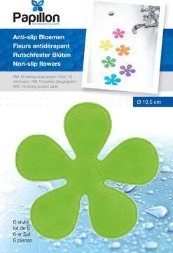 Papillon Antislip Bloemen Voor In Douche Of Bad - 6 Stuks Assorti Kleuren Pvc -Thuis Badkamer 820x1200 2