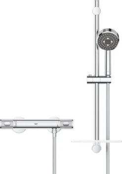 GROHE QuickFix Precision Feel Thermostatische Douchekraan - Met Glijstangset - EcoJoy - CoolTouch - Chroom - 34791000 -Thuis Badkamer 845x1200 1