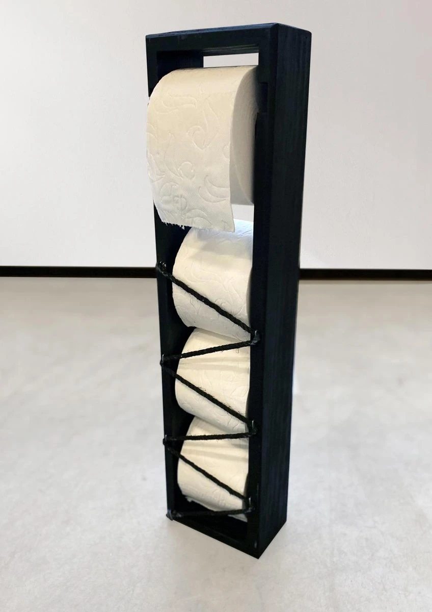 Beckenbau - Wc Rolhouder - Wc Rolhouder Staand - Incl. Afroller - 58 Cm - Zwart 3 Beckenbau - Wc Rolhouder - Wc Rolhouder Staand - Incl. Afroller - 58 Cm - Zwart