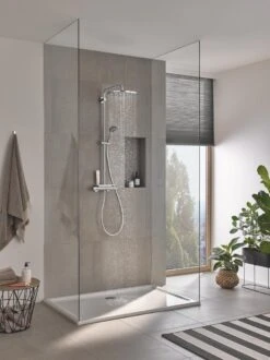 GROHE QuickFix Vitalio Joy 310 Regendouche - CoolTouch - Met Planchet - ø 31 Cm - Chroom -Thuis Badkamer 899x1200 16