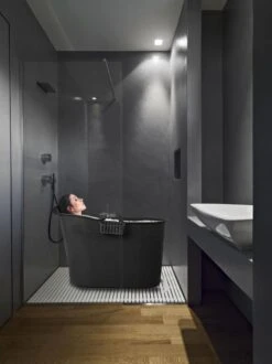 EKEO Zitbad - 210L - Mobiele Badkuip - Bath Bucket - Zwart -Thuis Badkamer 899x1200 20
