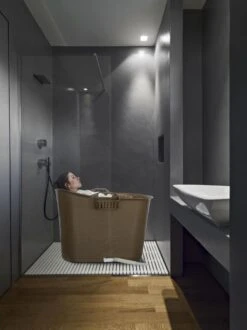 LIFEBATH - Zitbad Nancy - Bath Bucket - Mobiele Badkuip - 200L - Voor Volwassenen - Goud -Thuis Badkamer 899x1200 22