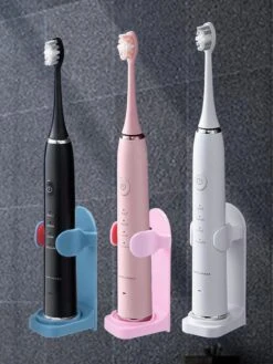 Tandenborstelhouder - Houder Elektrische Tandenborstel - Kleur Zwart - Zonder Boren - Geschikt Voor Oral B Toothbrush - Zelfklevend Hangende Houder