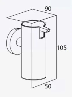 Tiger Boston Zeepdispenser 75 Ml - RVS Geborsteld 15 Tiger Boston Zeepdispenser 75 Ml - RVS Geborsteld -Thuis Badkamer 902x1200
