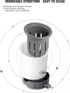 Fleau Luxe WC Borstel Met Houder - Siliconen Toiletborstel - Hygiënisch & Antibacterieel - Vrijstaand Of Hangend - Wit -Thuis Badkamer 910x1200 4