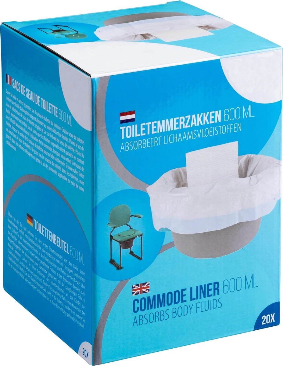 Merkloos Toiletemmer Zakken (20 Stuks) - Toiletemmerzakken - Toiletemmer Opvangzakken - Toiletstoel / Postoel Zakken. Incontinentie - Camping Toilet 3 Merkloos Toiletemmer Zakken (20 Stuks) - Toiletemmerzakken - Toiletemmer Opvangzakken - Toiletstoel / Postoel Zakken. Incontinentie - Camping Toilet
