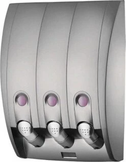 Zeepdispenser - Muur - Zeeppompje - 3 Kamer - 3 Reservoirs - 3 X 350ml - Hangend - Wandmontage