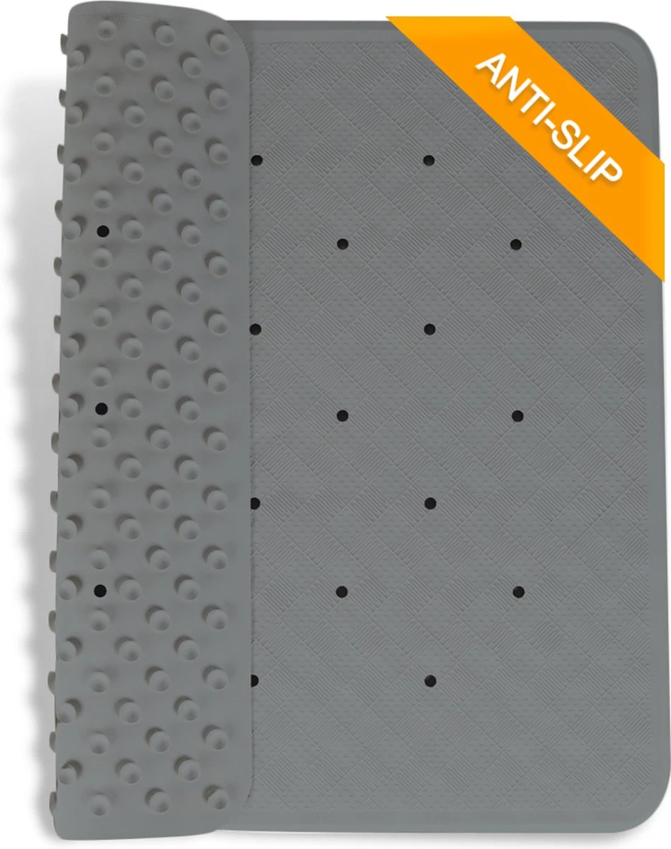 Douchemat Antislip Grijs - 53 X 53 Cm - Antislipmat Douche - Badmat 3 Douchemat Antislip Grijs - 53 X 53 Cm - Antislipmat Douche - Badmat