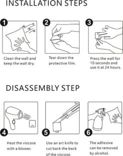 Merkloos Handdoekhaakjes - 3 In 1 Handdoekhaak - Wandhaak - Muurhaak - Zwart -Thuis Badkamer 948x1200 5