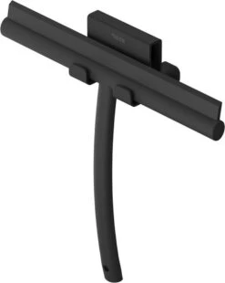 Tiger Caddy - Handdoekhaak Voor Douchecabine - Glaspaneel Dikte 6-8 Mm - 3,5 X 7 X 5 Cm - Dubbel - Zwart -Thuis Badkamer 955x1200