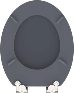 SCHÜTTE WC-Bril 80104 SPIRIT ANTHRAZIT - MDF-Hout - Soft Close - Verchroomde Scharnieren - Gelakt - Gesatineerd Antraciet -Thuis Badkamer 964x1200 3