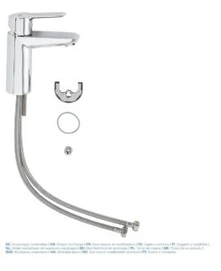 GROHE BauEdge Wastafelkraan - Met EcoJoy® - Zonder Waste - Chroom - 23330000 -Thuis Badkamer 978x1200 2