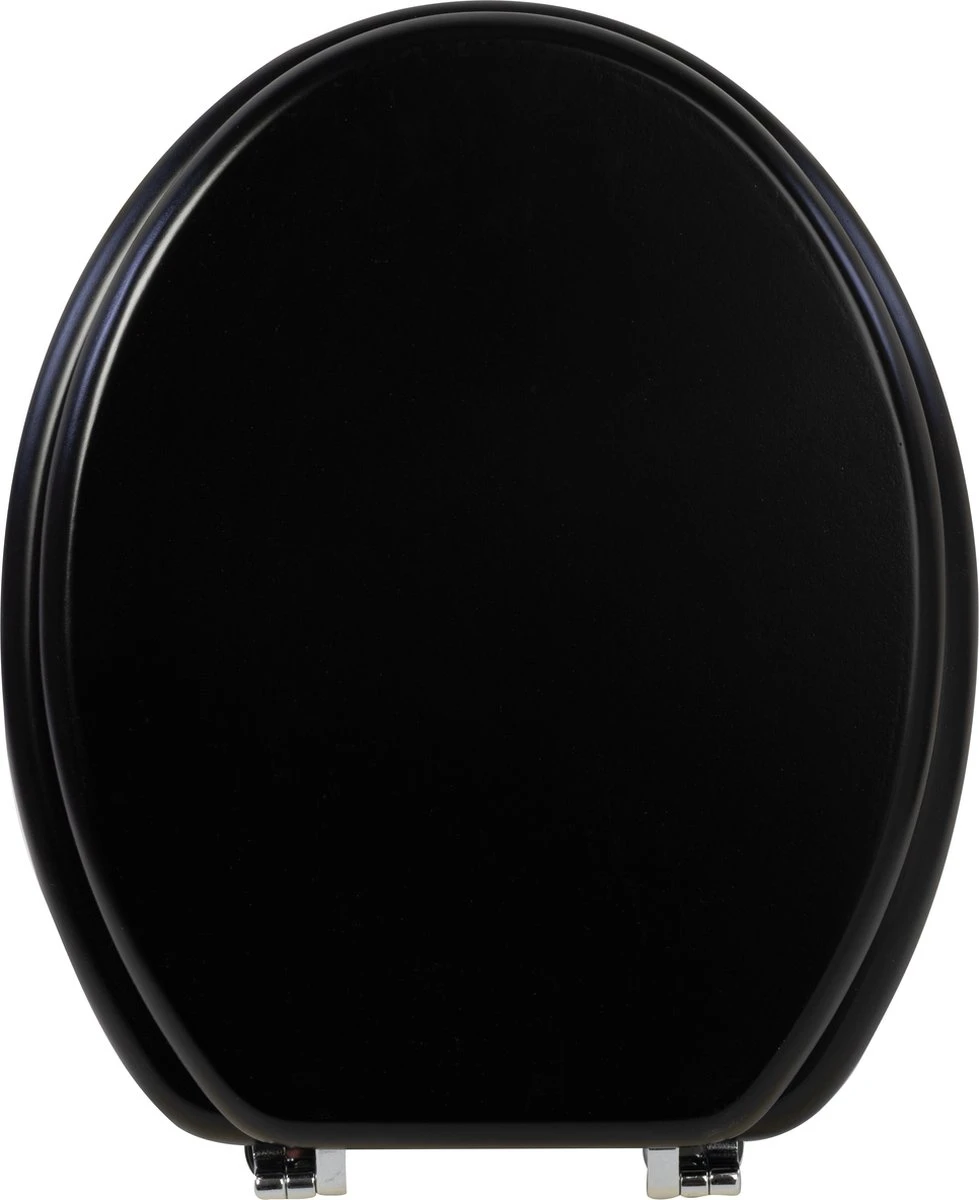 Plieger Classic Toiletbril – Wc Bril Zwart Gelakt MDF – Wc Brillen Met Deksel – Met Bevestigingsset 5 Plieger Classic Toiletbril – Wc Bril Zwart Gelakt MDF – Wc Brillen Met Deksel – Met Bevestigingsset - Afbeelding 3