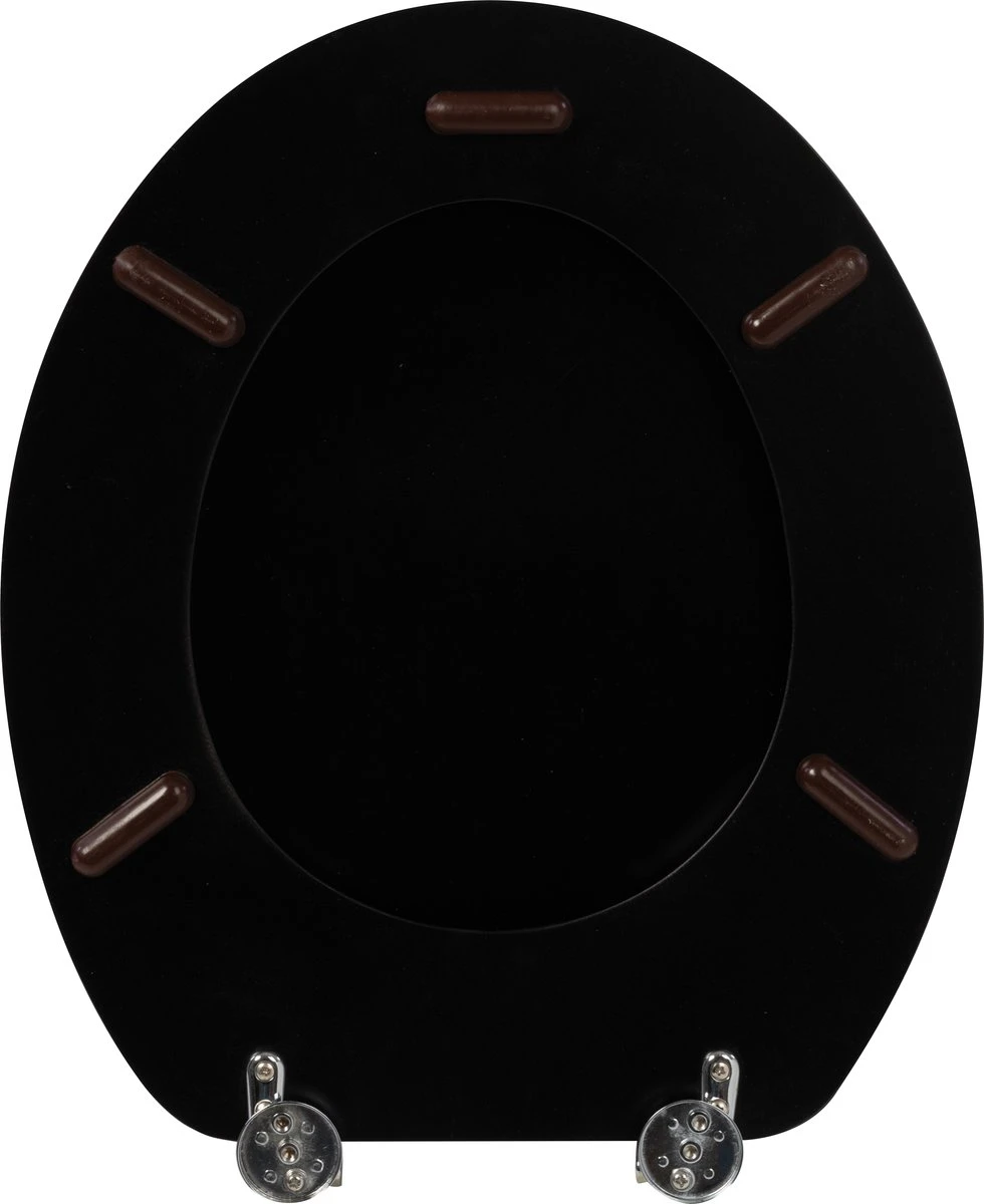 Plieger Classic Toiletbril – Wc Bril Zwart Gelakt MDF – Wc Brillen Met Deksel – Met Bevestigingsset 9 Plieger Classic Toiletbril – Wc Bril Zwart Gelakt MDF – Wc Brillen Met Deksel – Met Bevestigingsset - Afbeelding 7