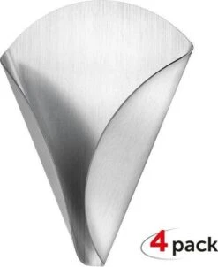 Zelfklevende Handdoekhouder Haakjes Set - Wand Ophang Haak Zelfklevend -Handdoekklem Keuken Ophanghaak Zonder Boren - Wand Theedoek / Handdoek Klem Houder - RVS - Set Van 4 Stuks - EVA -Thuis Badkamer 980x1200