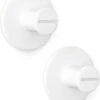 Brabantia ReNew Handdoekhaakjes - 2 Stuks - White -Thuis Badkamer 982x1200 4