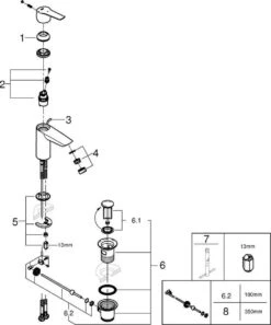 GROHE QuickFix Start Waterbesparende Wastafelkraan - Met EcoJoy® - Incl. Pop-up Waste - Chroom - 31137002 25 GROHE QuickFix Start Waterbesparende Wastafelkraan - Met EcoJoy® - Incl. Pop-up Waste - Chroom - 31137002 -Thuis Badkamer 999x1200 3